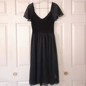 Free people, navy blue knit dress Size Small